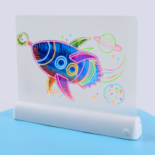 Suron 3D Light Up Drawing Board Doodle Pad