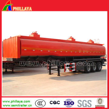 3 Axles 45000liters Truck Fuel Oil Chemical Tanker Semi Trailer