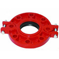 FM/UL Approved Ductile Iron Grooved Fitting Reducing Cross