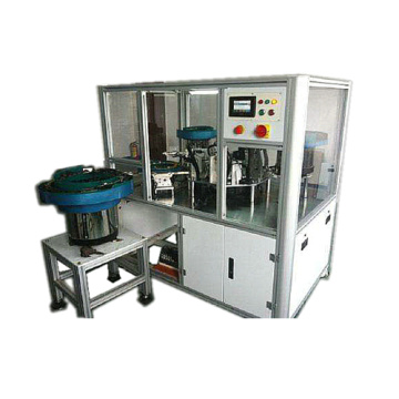 Fiber launcher automatic assembly machine