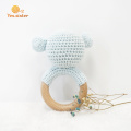 Crochet Beech Wood Koala Teether Baby Toys