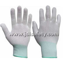 Gants de travail polyester avec picots PVC Mini (PN8107)