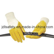 Нитриловые перчатки / нитрил, смоченной /Interlock лайнер с желтой нитрил (NY1711)