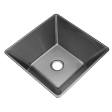 Meiao 304 Washbasin de baño de encimera de acero inoxidable