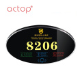 ACTOP garage door hardware door number plate