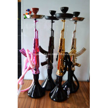 Manga de liga de zinco de grande tamanho Ak47 Gun Hookah