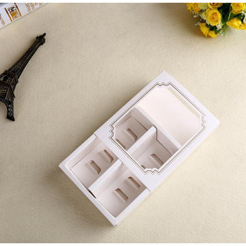 Drawer gift box with window for cakes