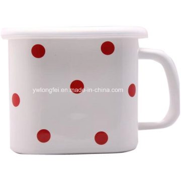 Personalizado fazendo DOT Decora Square esmalte copo da caneca