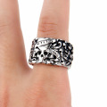 Personality hipster nightclub skull ring