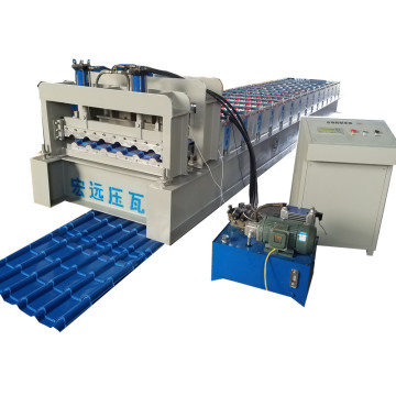 Glazed Tile Metal Roof Cold Roll Forming Machine