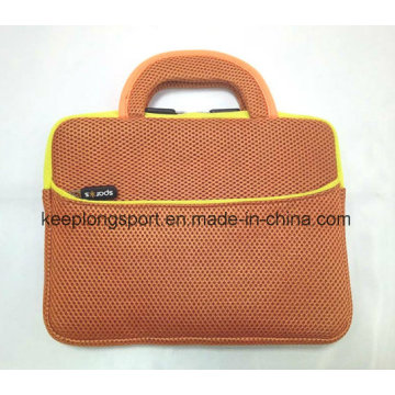 Neopreno de moda Añadir bolsa de material de malla con mango