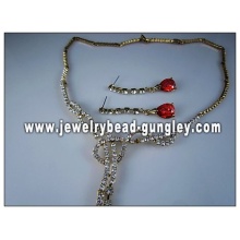 Artificial bridal jewelry set