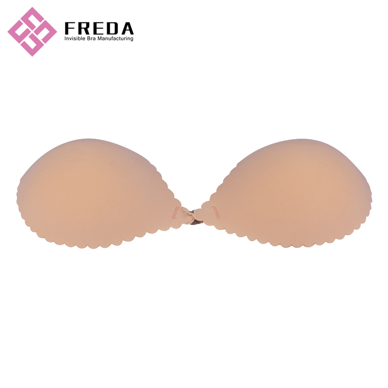 Wave Edge Adhesive Seamless Strapless Sticky Bra