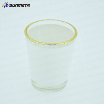 FreeSub 1.5OZ 3D Sublimation Short Glass Glass Mug