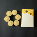 Pure Natural Organic Handmade Beeswax Tea Light Candles