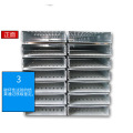 Galvanizing perforated cable tray