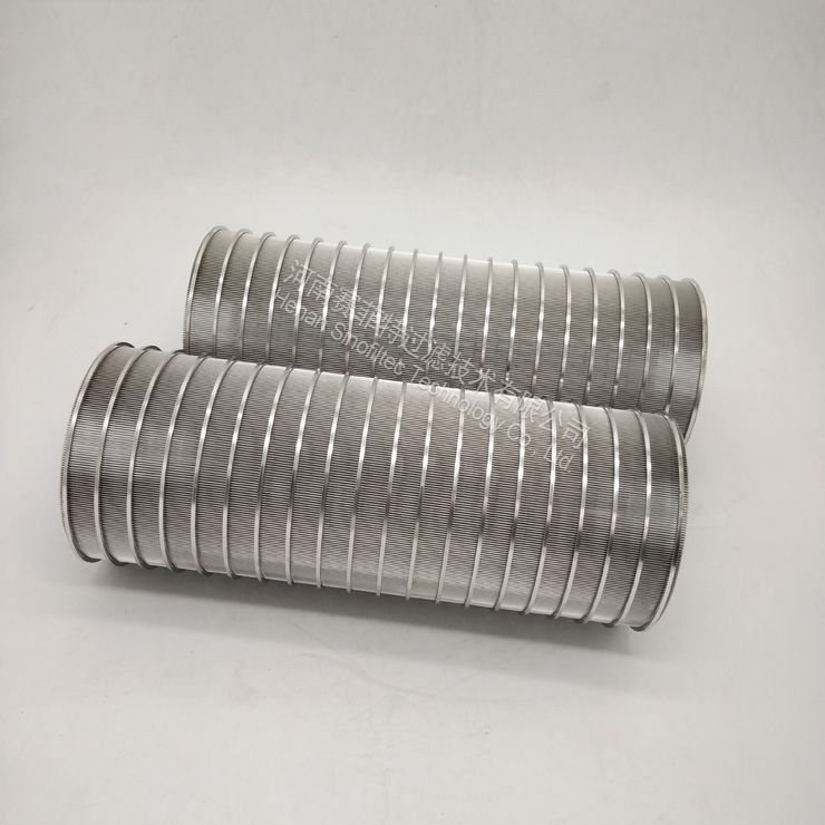 Slotted Wedge Wire Screen Panels Formed Reverse Self-Clean Filter