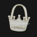 Shiny Crown Purse Hook for Promotion Gifts