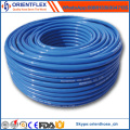 Flexible Braided PU Pneumatic Hose with Brass Fitting