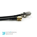 F Female Connector to SMA Male Connector Adapter with Pigtail RF Coaxial Cable