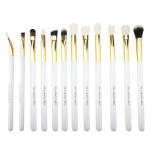 12pcs professionnel pinceau de maquillage pour les yeux