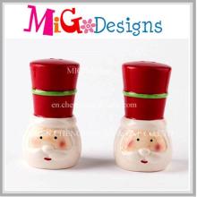 Ceramic Santa Christmas Ideas Salt and Pepper Shakers