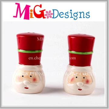 Céramique Santa Christmas Ideas Salière et Pepper Shakers