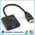 OEM 1080P a la hembra 1.4HDMI al cable del convertidor del VGA