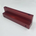 Piezas de aluminio anodizado rojo