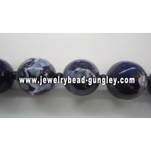 Colorful ball shape ceramic bead