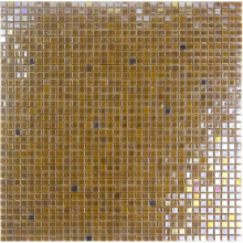 Indoor Brown Gold Design Wall Mosaic Glass Tile