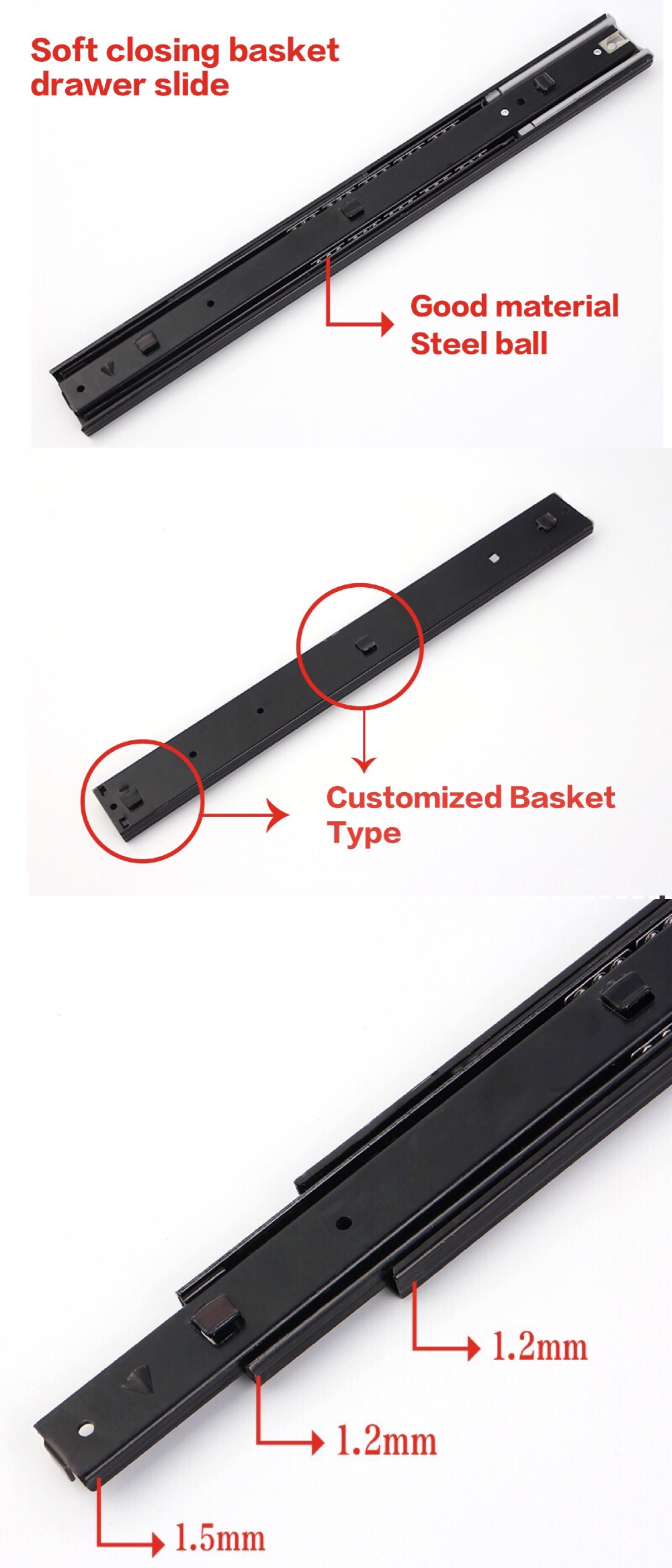 Basket Drawer Slide Type