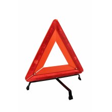 Roadway Safety Red White Plastic Emergency Warning Triangle Stand