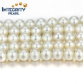 Hot Selling Freshwater Pearl Strand 8mm AA + Near Round Chinese Pearl Strand