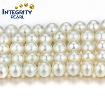 Hot Selling Freshwater Pearl Strand 8mm AA+ Near Round Chinese Pearl Strand