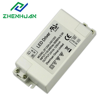 30W 24V 1.25A Controlador de transformador LED de salida única