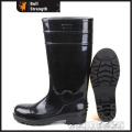 Whole Black PVC Safety Rain Boot with Steel Toe (SN5126)