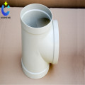 Plastic pvc PE pipe fittings cross Tee