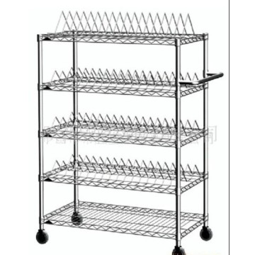 Rack de bobina anti-estático cromado ajustável (TR9045140A5-SMT)