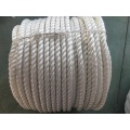 O polipropileno da corda da amarração das cordas da fibra do Químico 3-Strand, poliéster misturou, corda de nylon