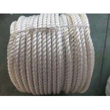 Corde chimique de corde d&#39;amarrage de cordes de fibre de 3-Strand, polyester mélangé, corde en nylon