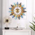 Luxo Crystal Bohemian Style Metal Modern Wall Clock