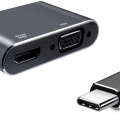 Fast-Speed USB3.0 Expander Type-C To HDMI/VGA USB Hub