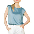 Summer Cool Comfy Charmeuse Silk Tops for Ladies