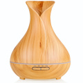 400ml Vase Wood Ultrasonic Aroma Diffuser Air Humidifier