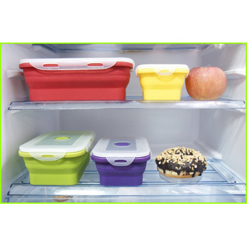 4er Set Eco Silikon Lunchbox Set