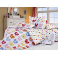 Pigmento de algodón impreso sábana Set duvet Cover Set