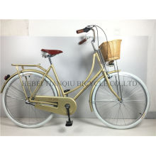 Yellow Cheap 26 Inch City Bike/Dutch Bike for Women