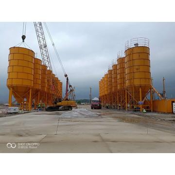 Silo à ciment boulonné en vrac de 1000 tonnes