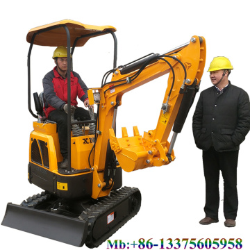 Mini excavadora de cadenas XN12 1.2 ton mini pelle